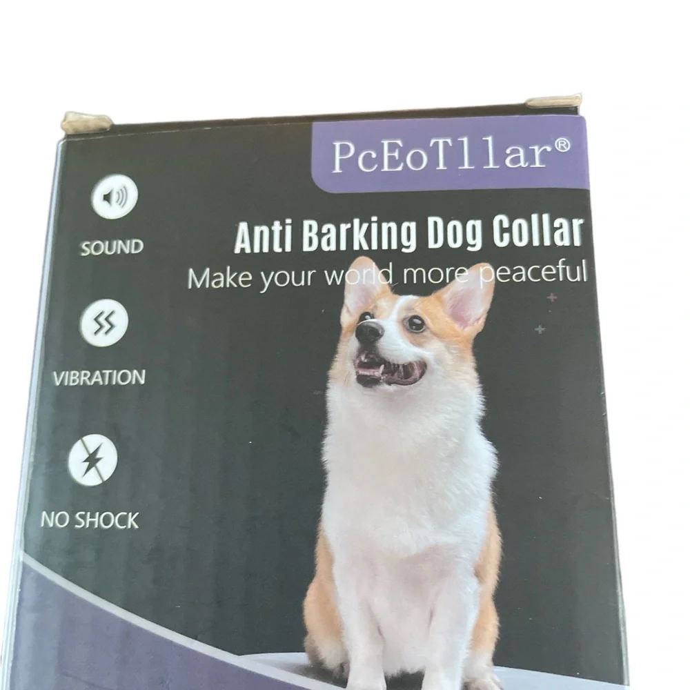 New PcEoTllR Dog Bark Collar, No Shock Bark Collar for Large Dogs with Vibration